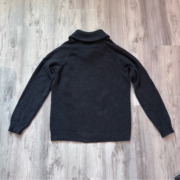 Marc Anthony Charcoal Shawl Collar Wool Blend Sweater XL - Picture 8 of 8